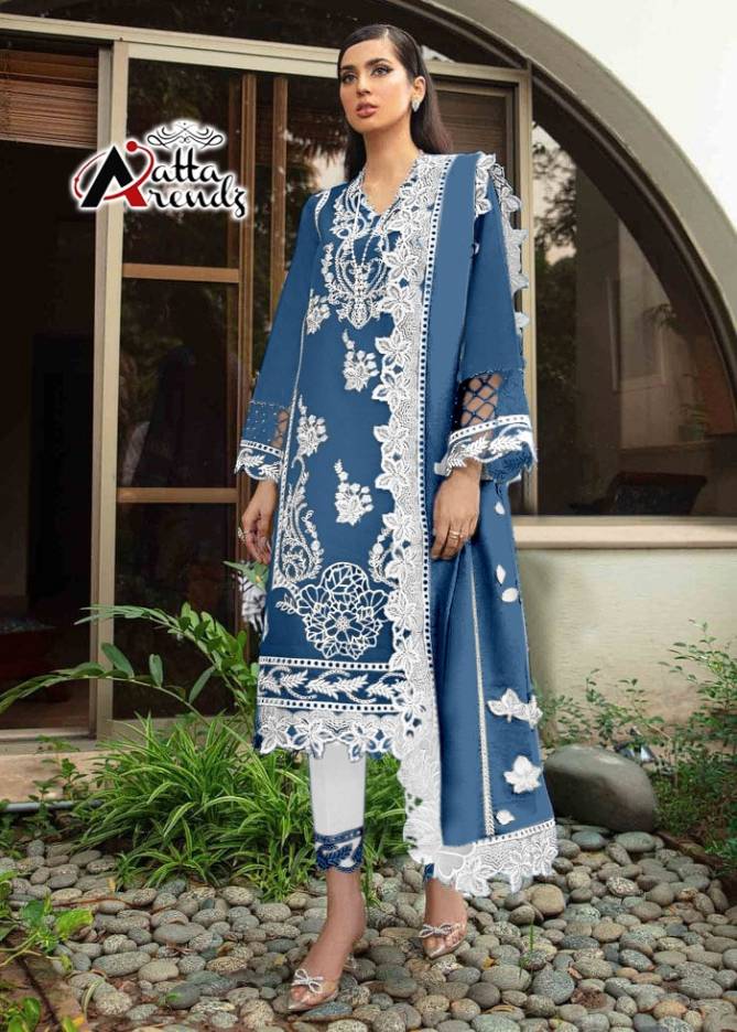 Atta Trendz 2712 Designer Fancy Wear Top And Pant With Dupatta Collection